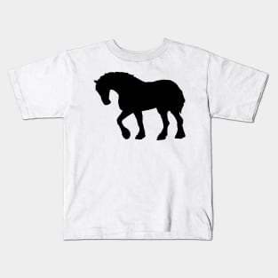 shire horse shadow Kids T-Shirt